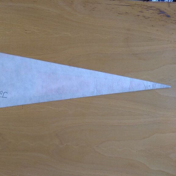 Vintage 60s Johnson Space Center Apollo 2 Moon Landing Pennant Flag - Picture 7 of 7